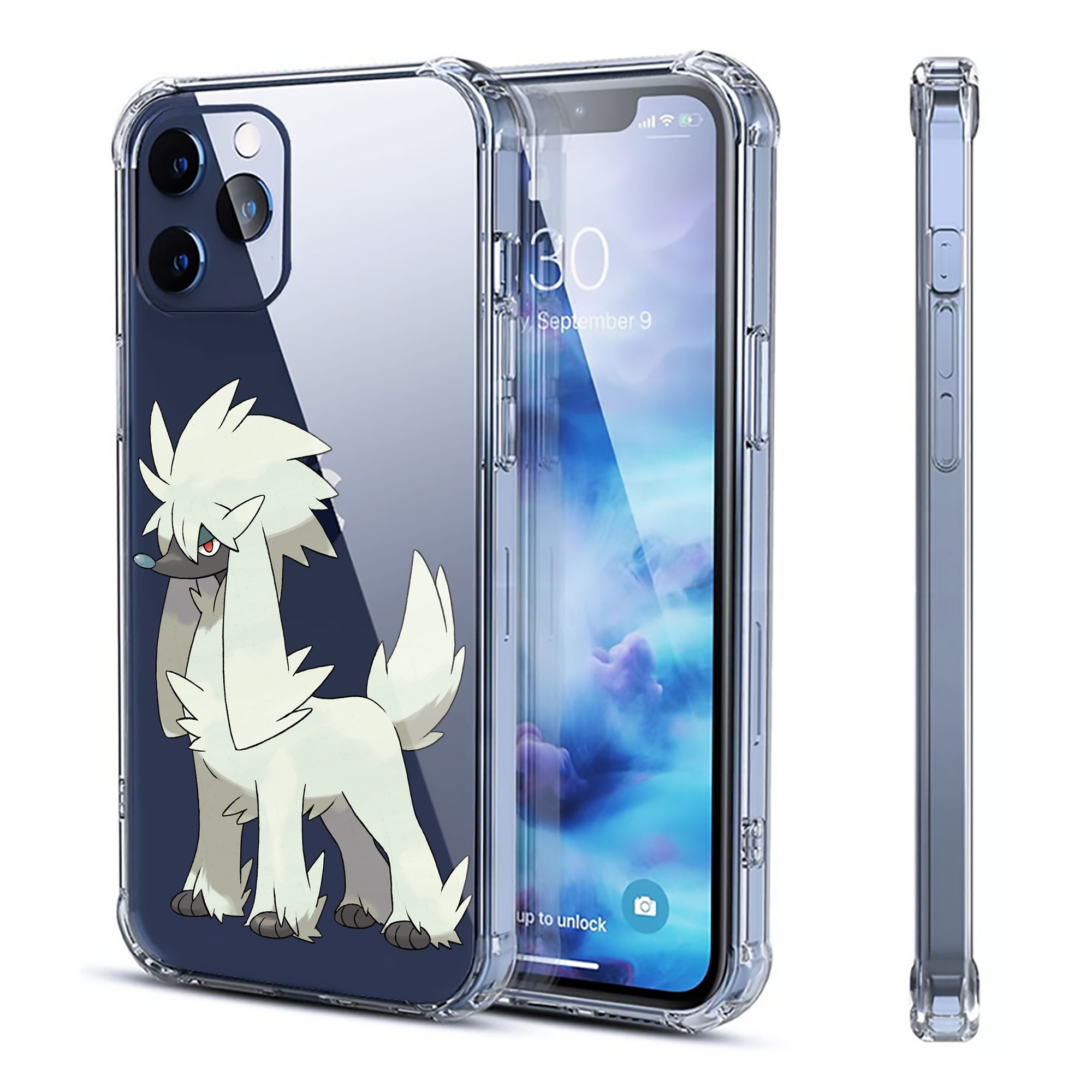 （画像用） ポケットモンスター Pokémon 【iPhone 12シリーズ対応】透明スマホケース（クリアソフトケース）